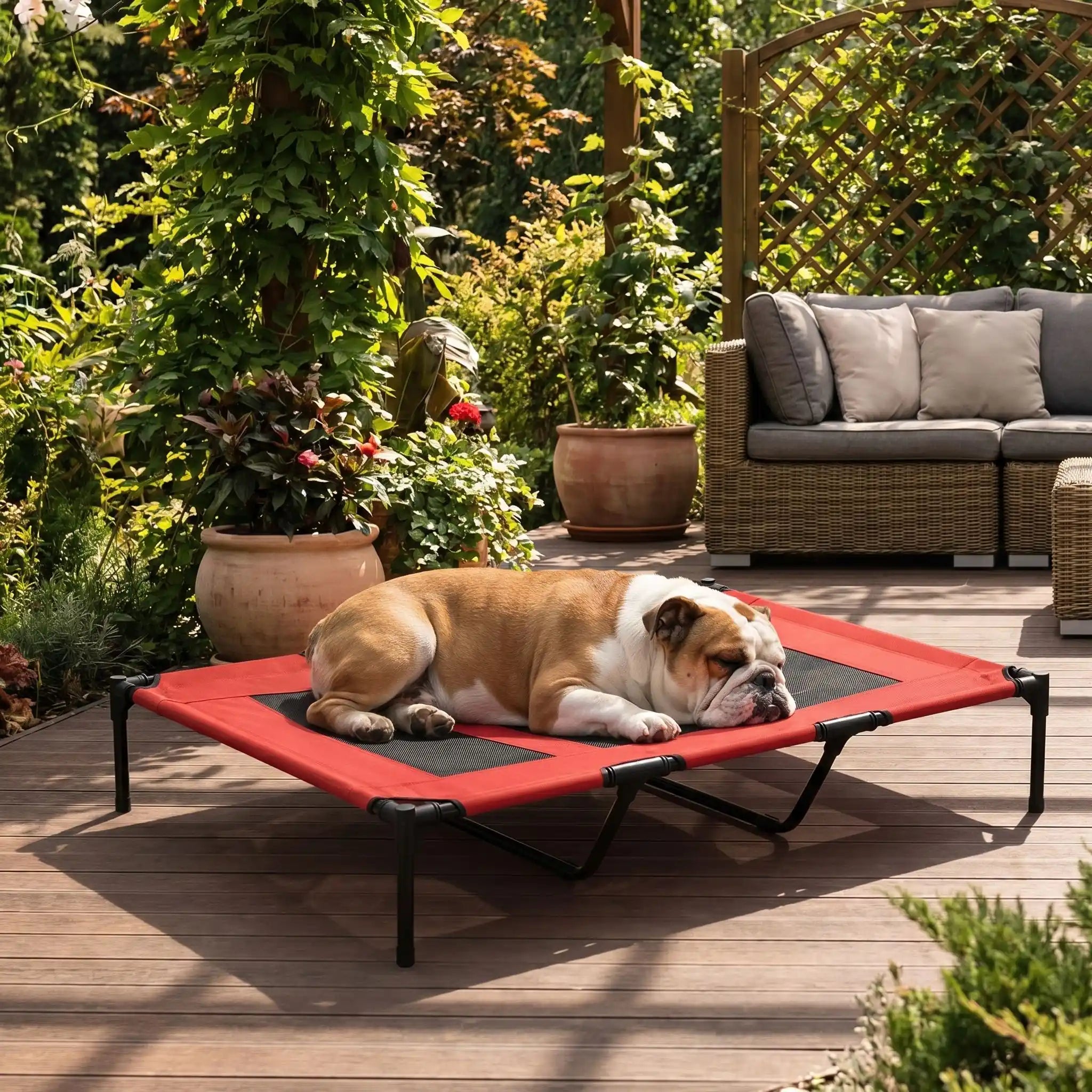 Lit de camping pour chien - XXLToutou™