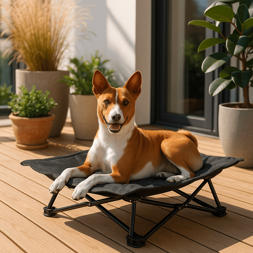Lit de camping pour chien - PliableToutou™