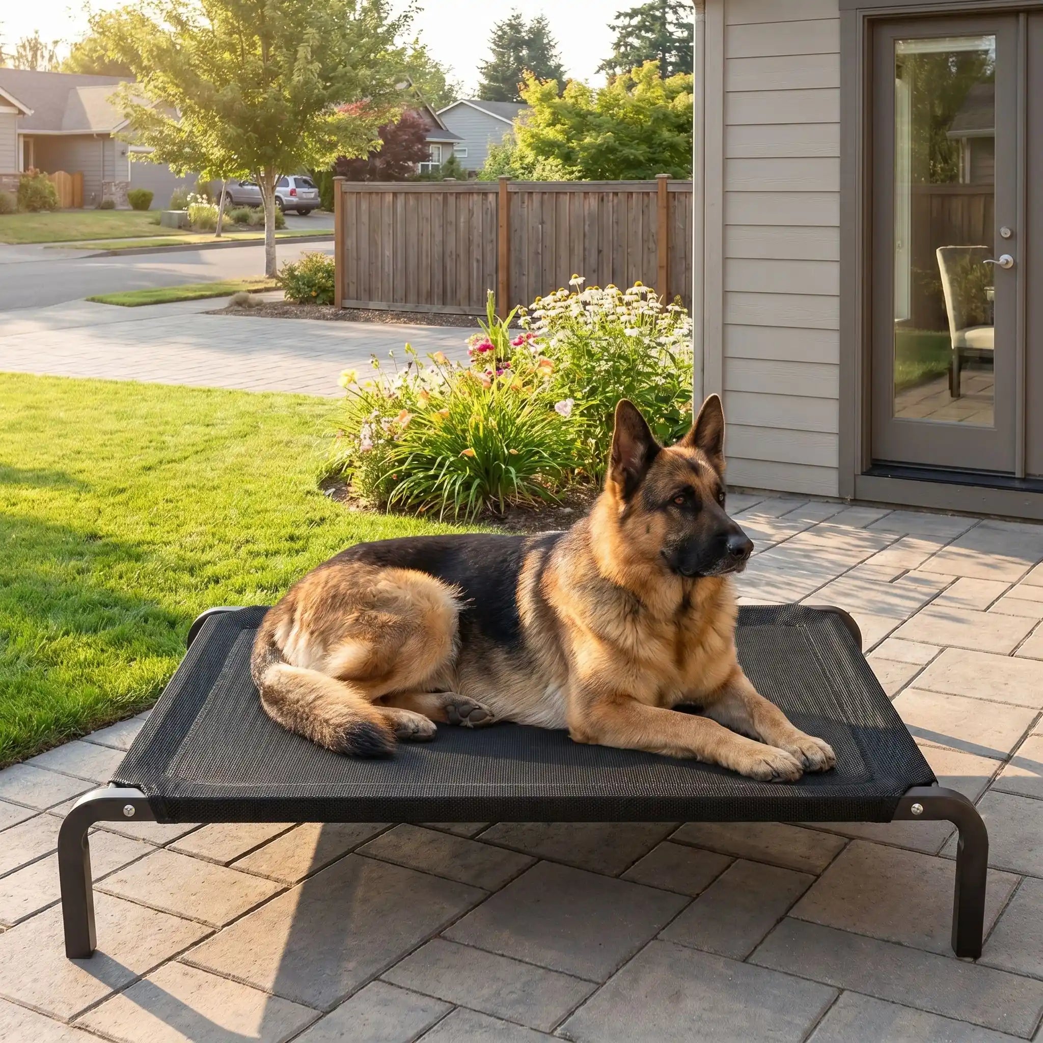 Lit de camps chien - CarboneToutou™
