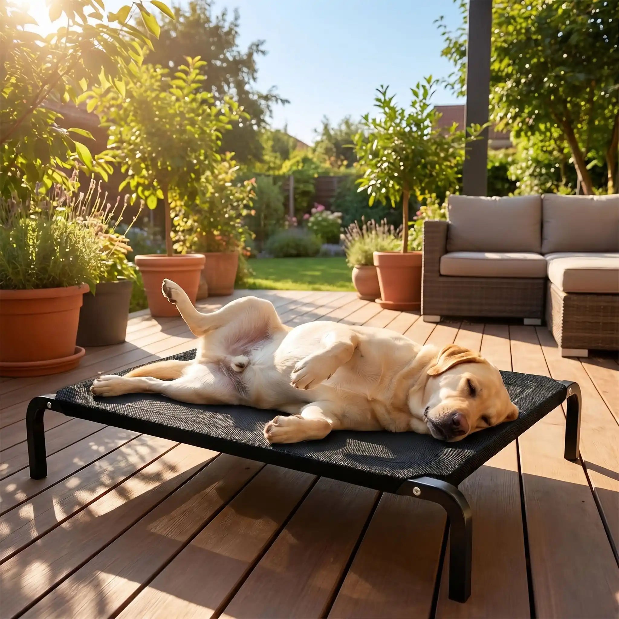 Lit de camps chien - CarboneToutou™