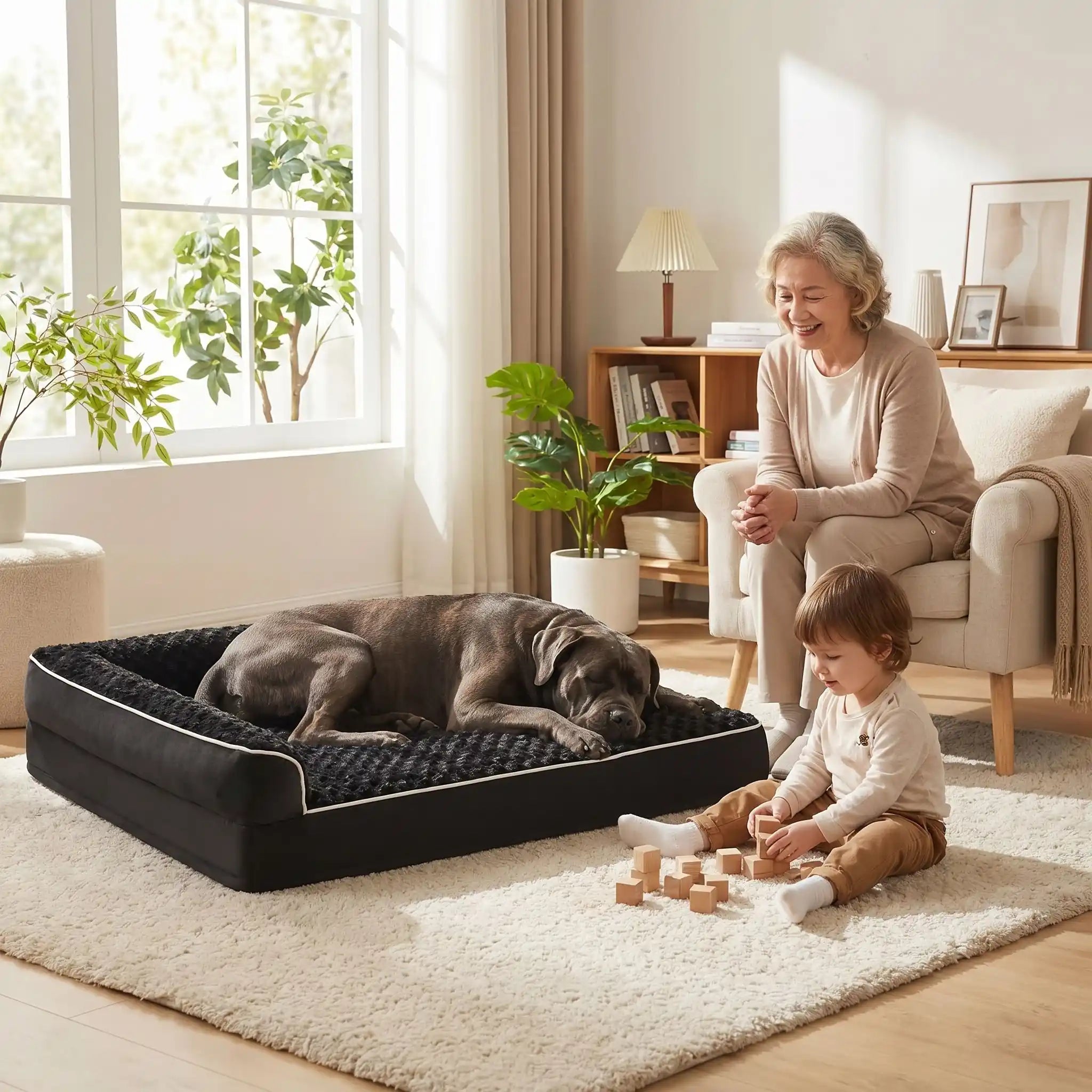 Lit orthopédique chien - GrandToutou™