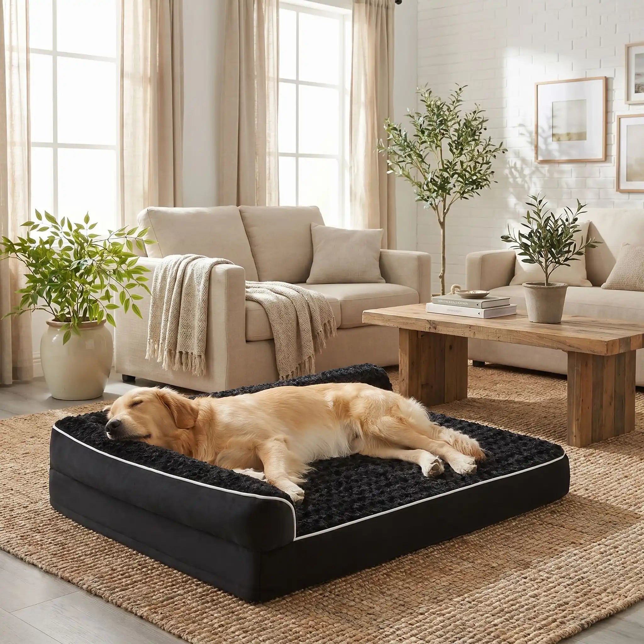 Lit orthopédique chien - GrandToutou™