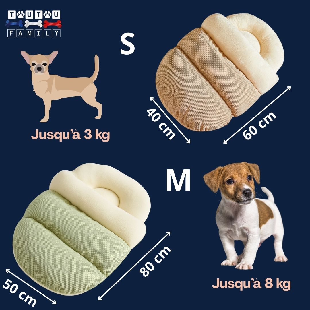 Lit petit chien - CouvertureToutou™