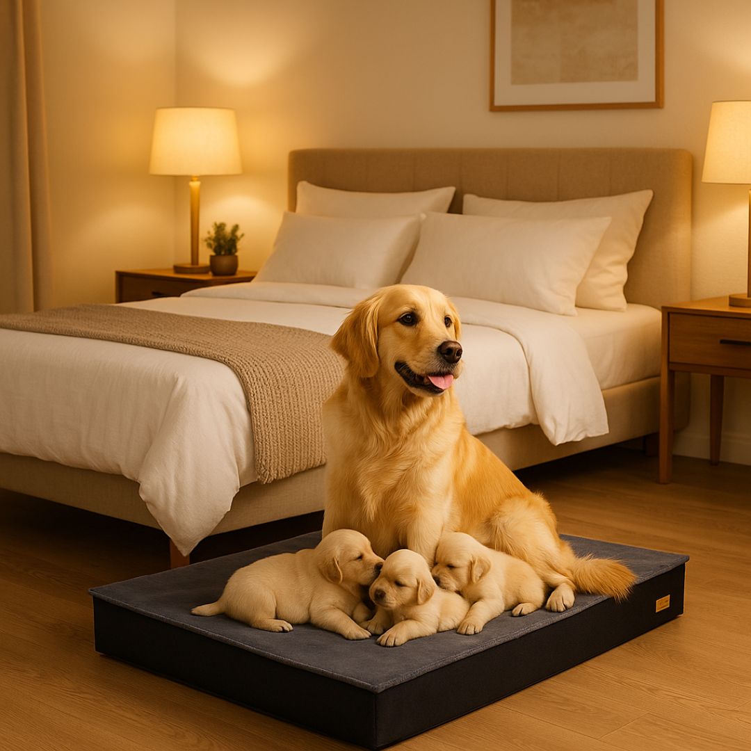 Lit pour chien orthopédique - ImperméableToutou™
