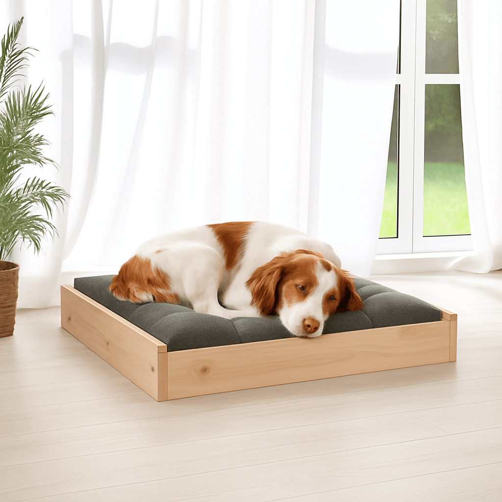 Lit pour chien surélevé -BoisToutou™