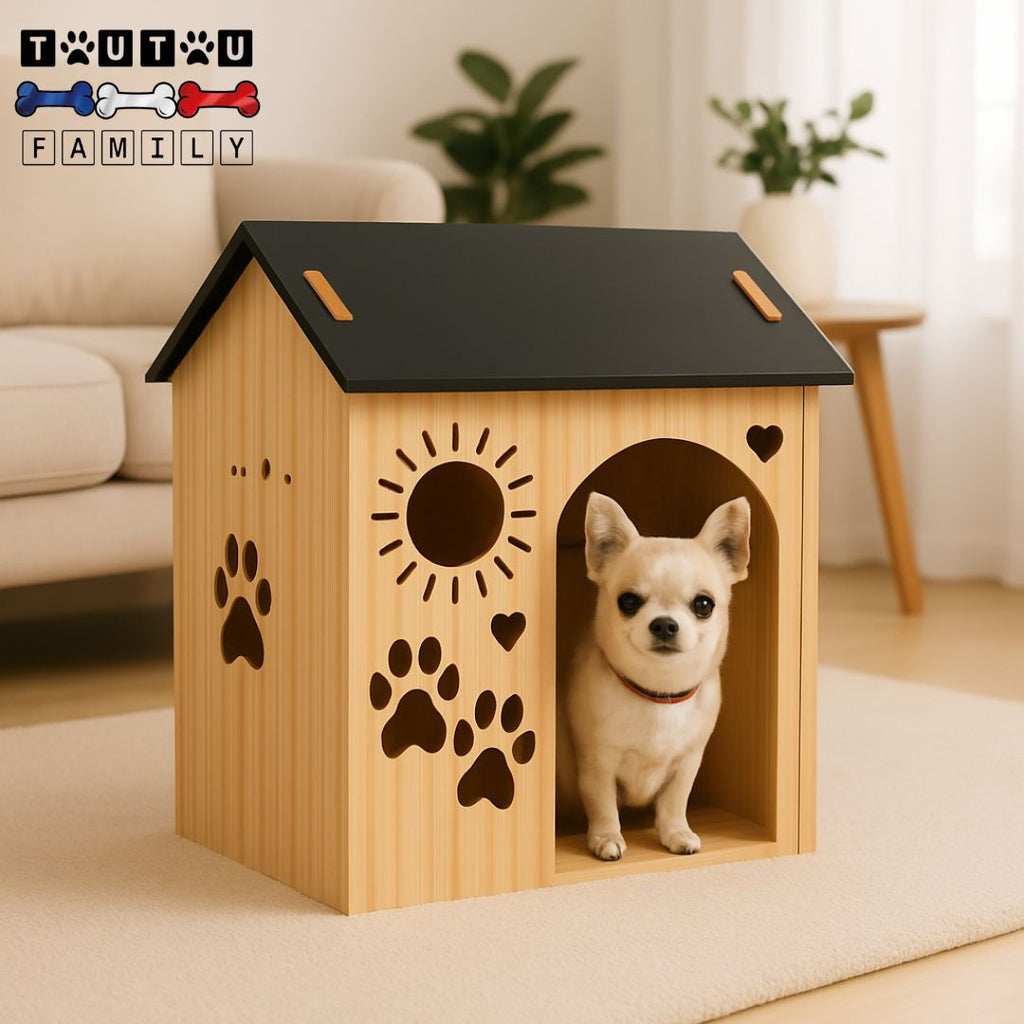 Maison chien intérieur - BoisToutou™