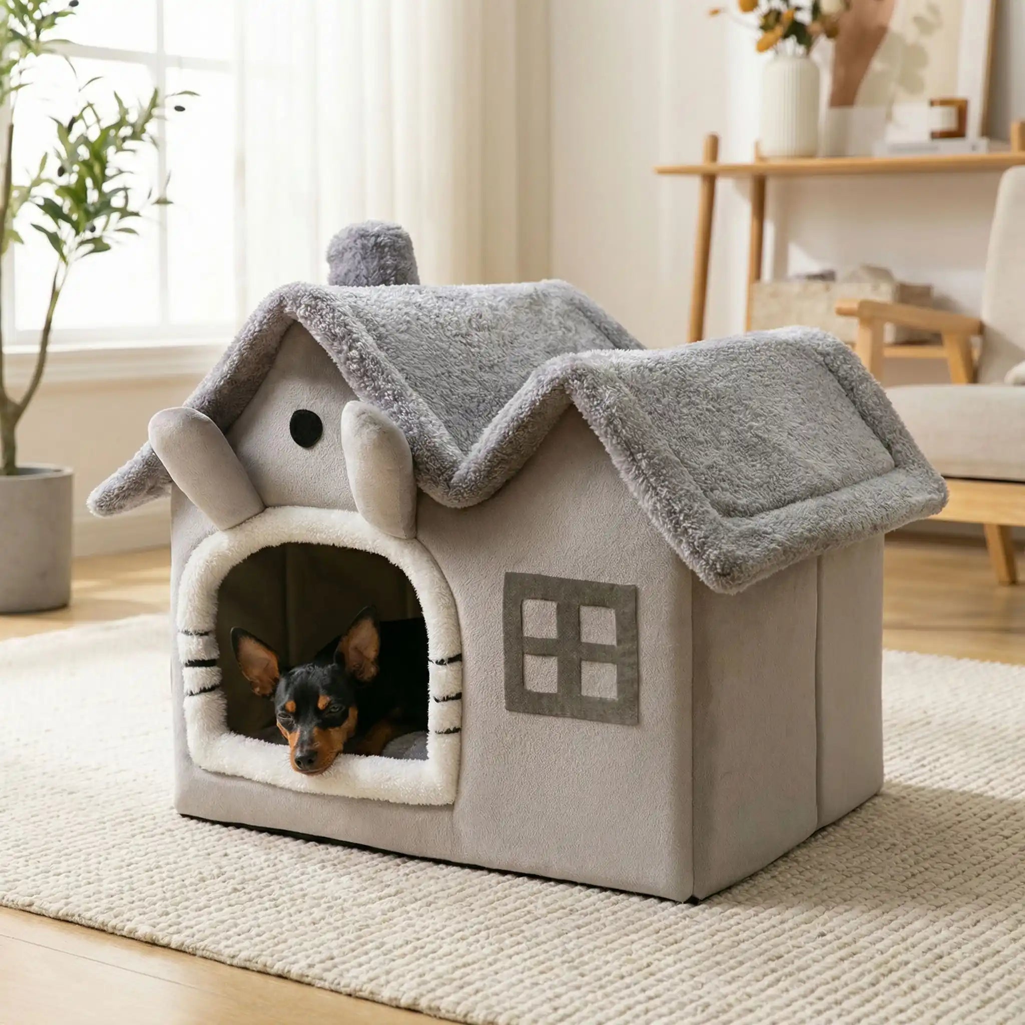 Maison pour chien intérieur - PliableToutou™