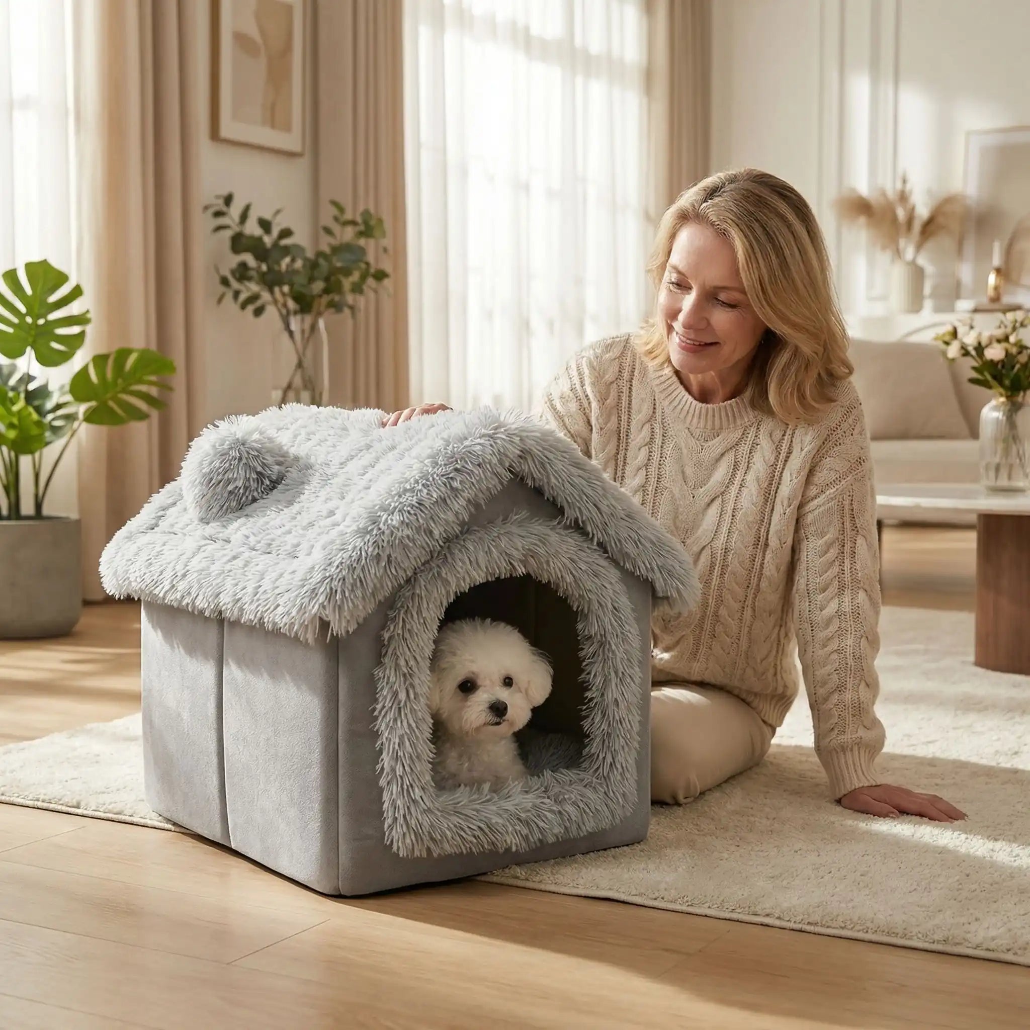Maison pour chien intérieur - LavableToutou™