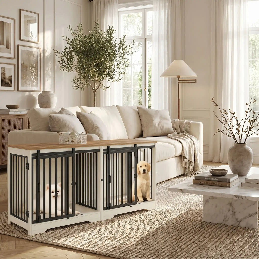 Meuble cage chien - DoubleToutou™