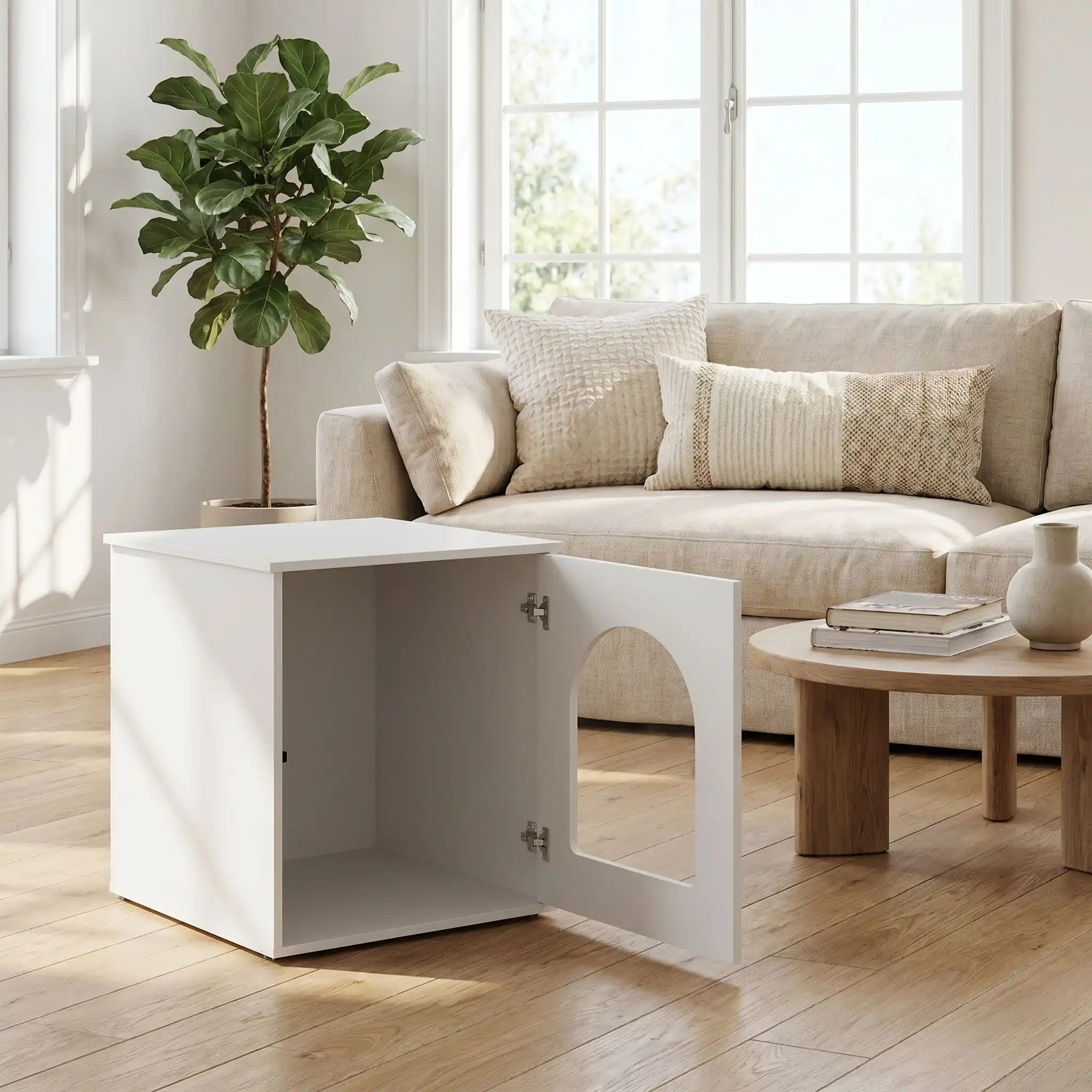 Meuble niche chien intérieur - PetitToutou™