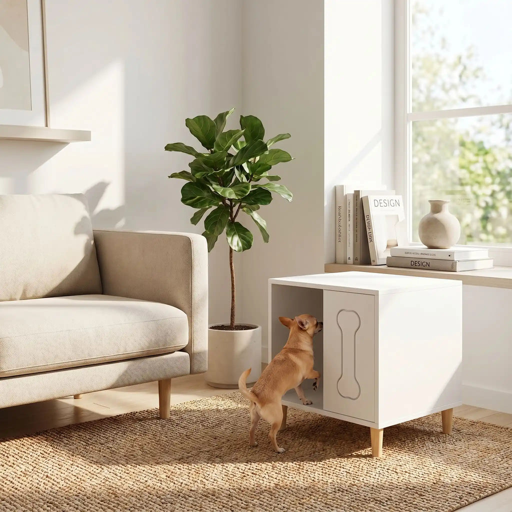 Meuble niche chien interieur - PetitToutou™