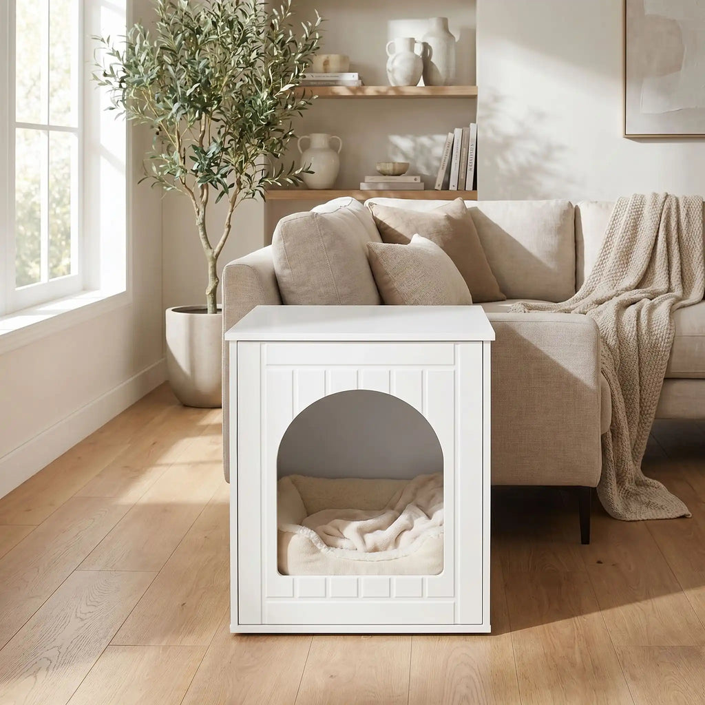 Meuble niche chien intérieur - PetitToutou™