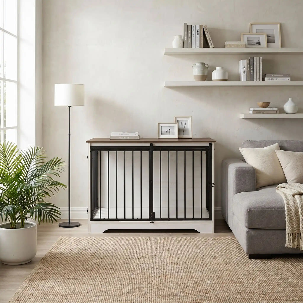Meuble niche chien interieur - CageToutou™