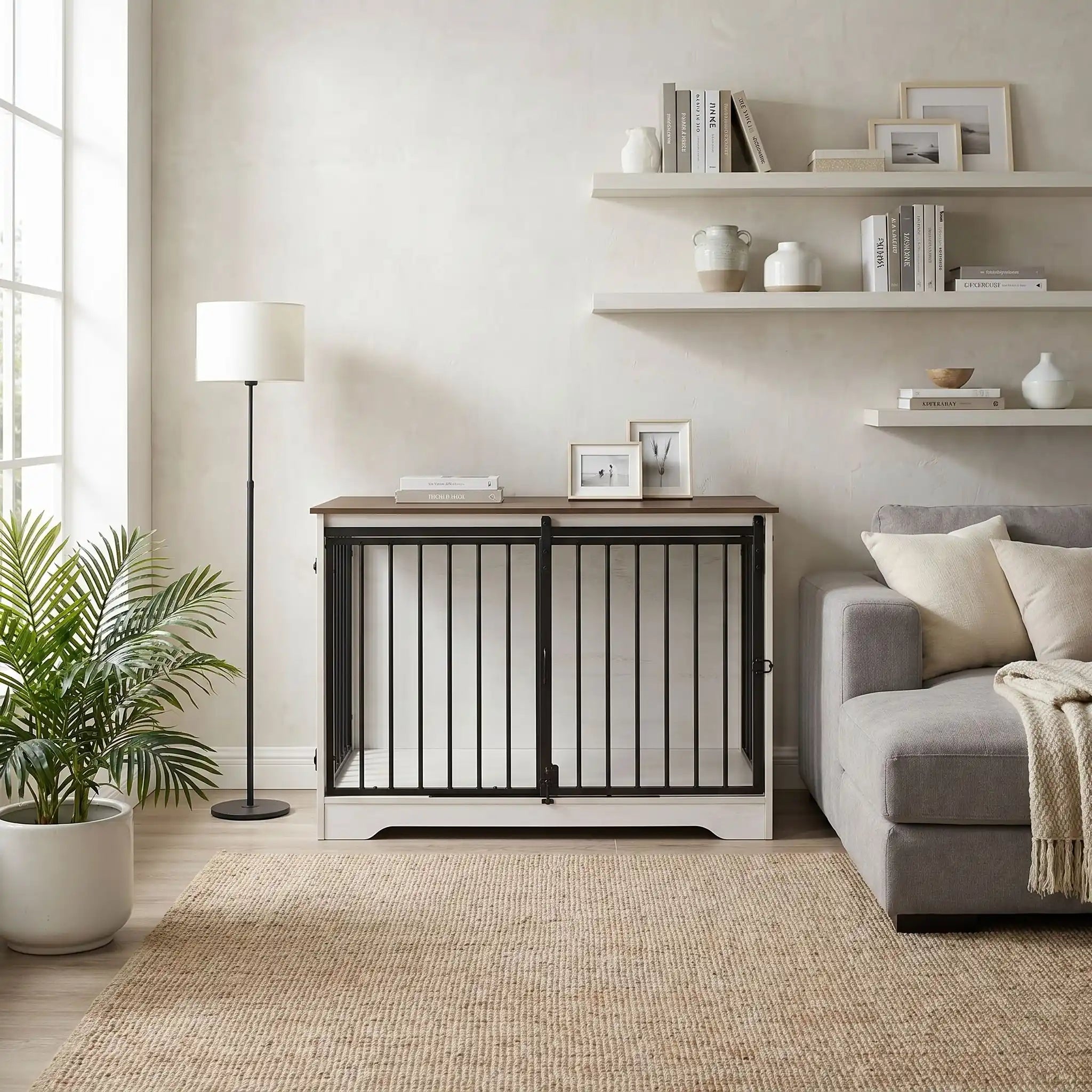 Meuble niche chien interieur - CageToutou™