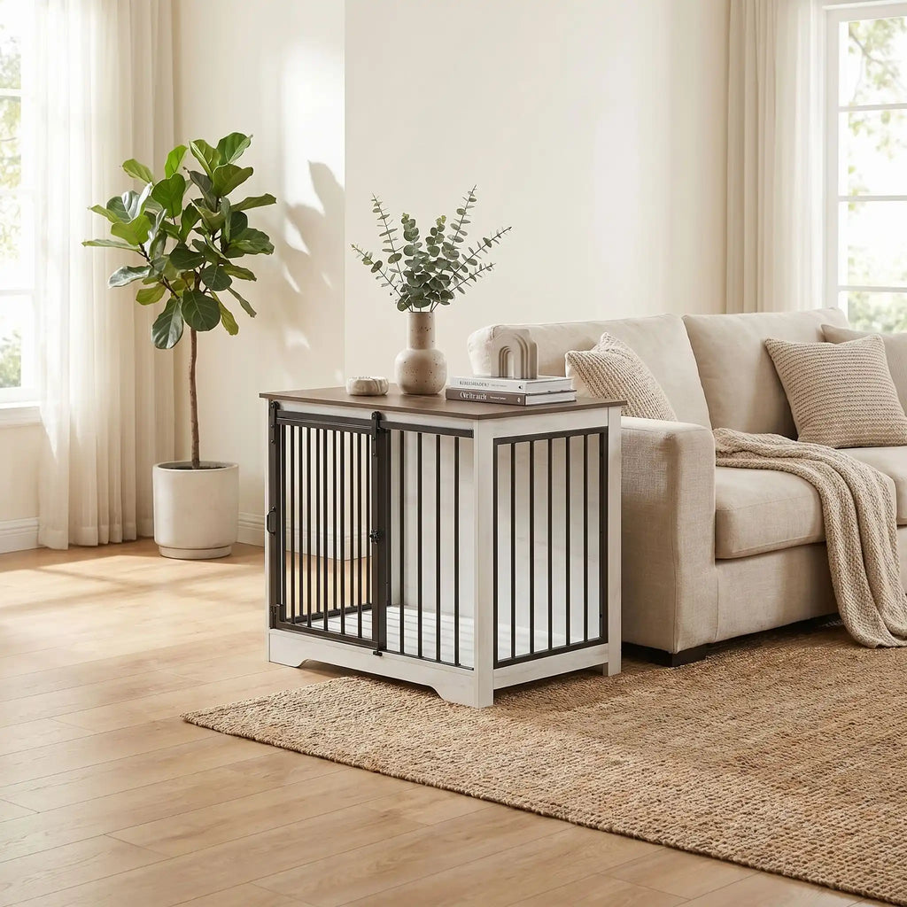 Meuble niche chien interieur - CageToutou™