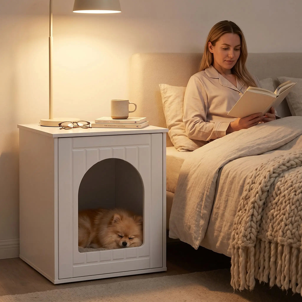 Meuble niche chien intérieur - PetitToutou™