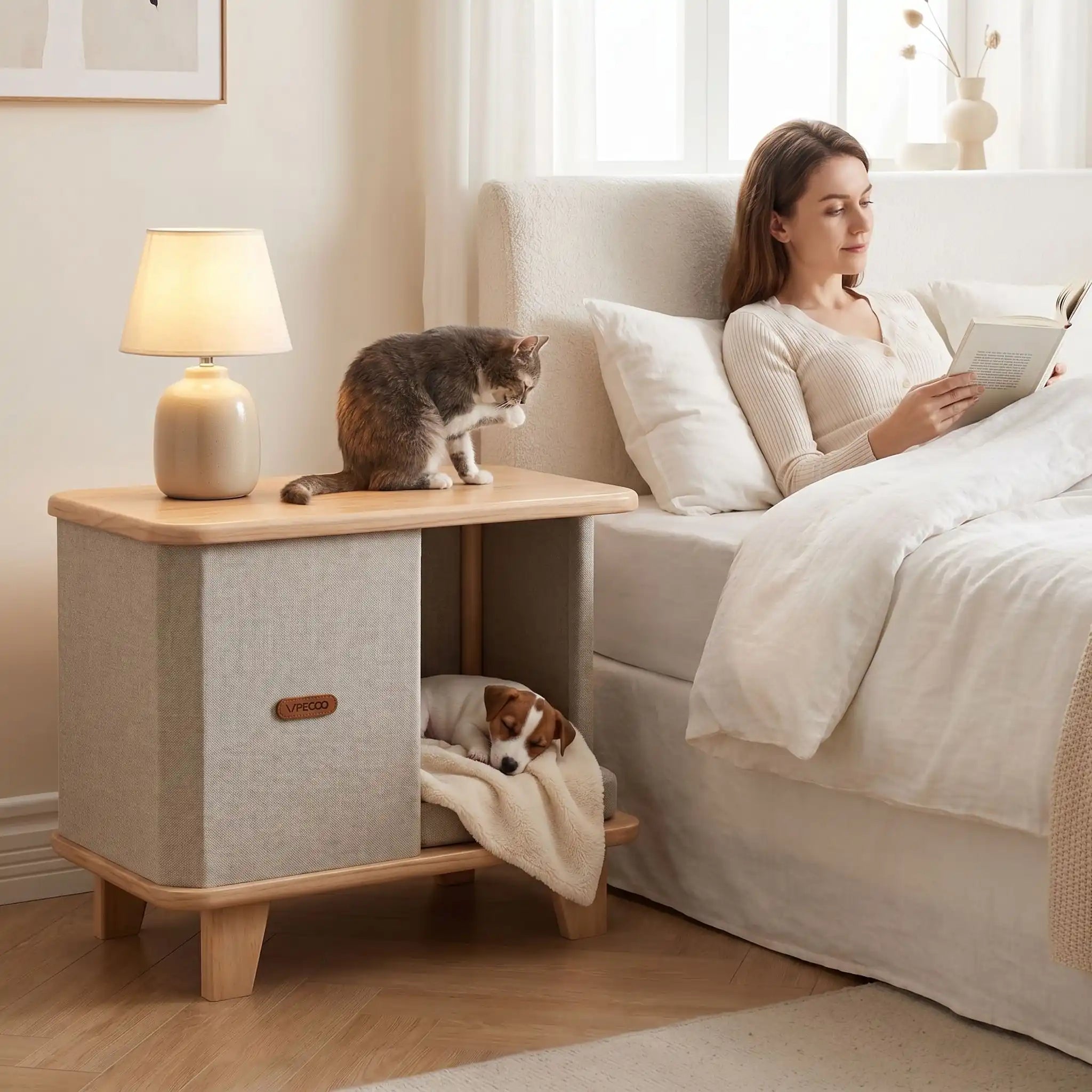 Meuble niche chien interieur - DesignToutou™