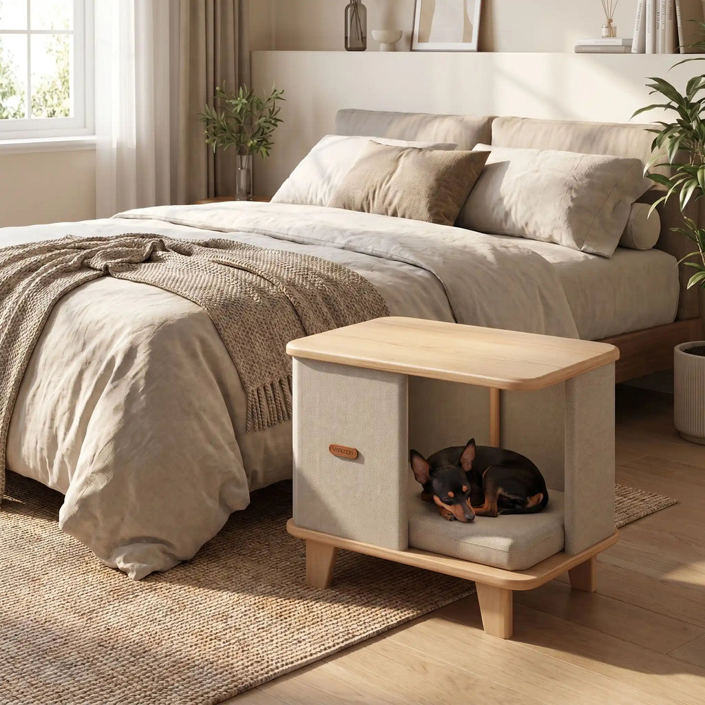 Meuble niche chien interieur - DesignToutou™