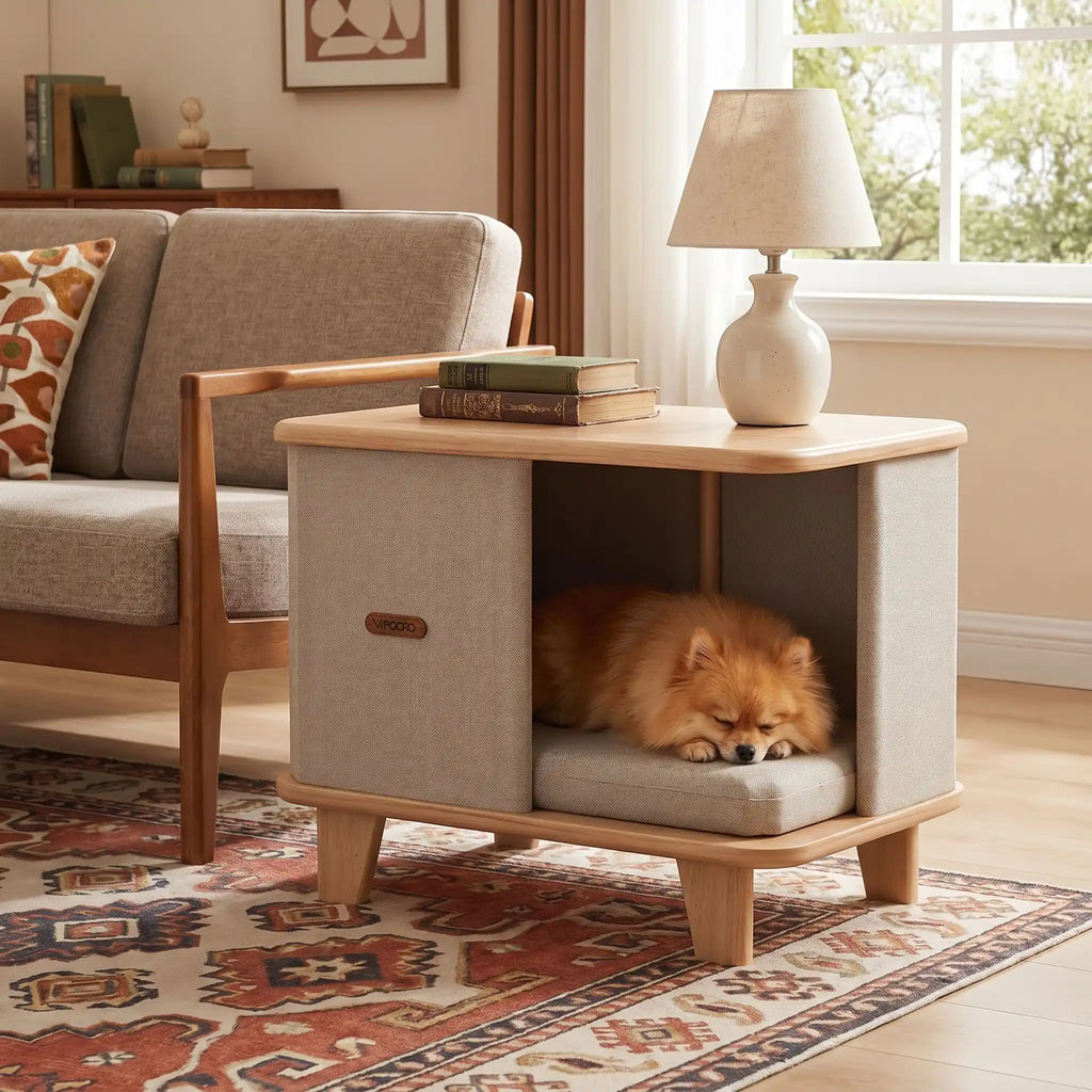 Meuble niche chien interieur - DesignToutou™