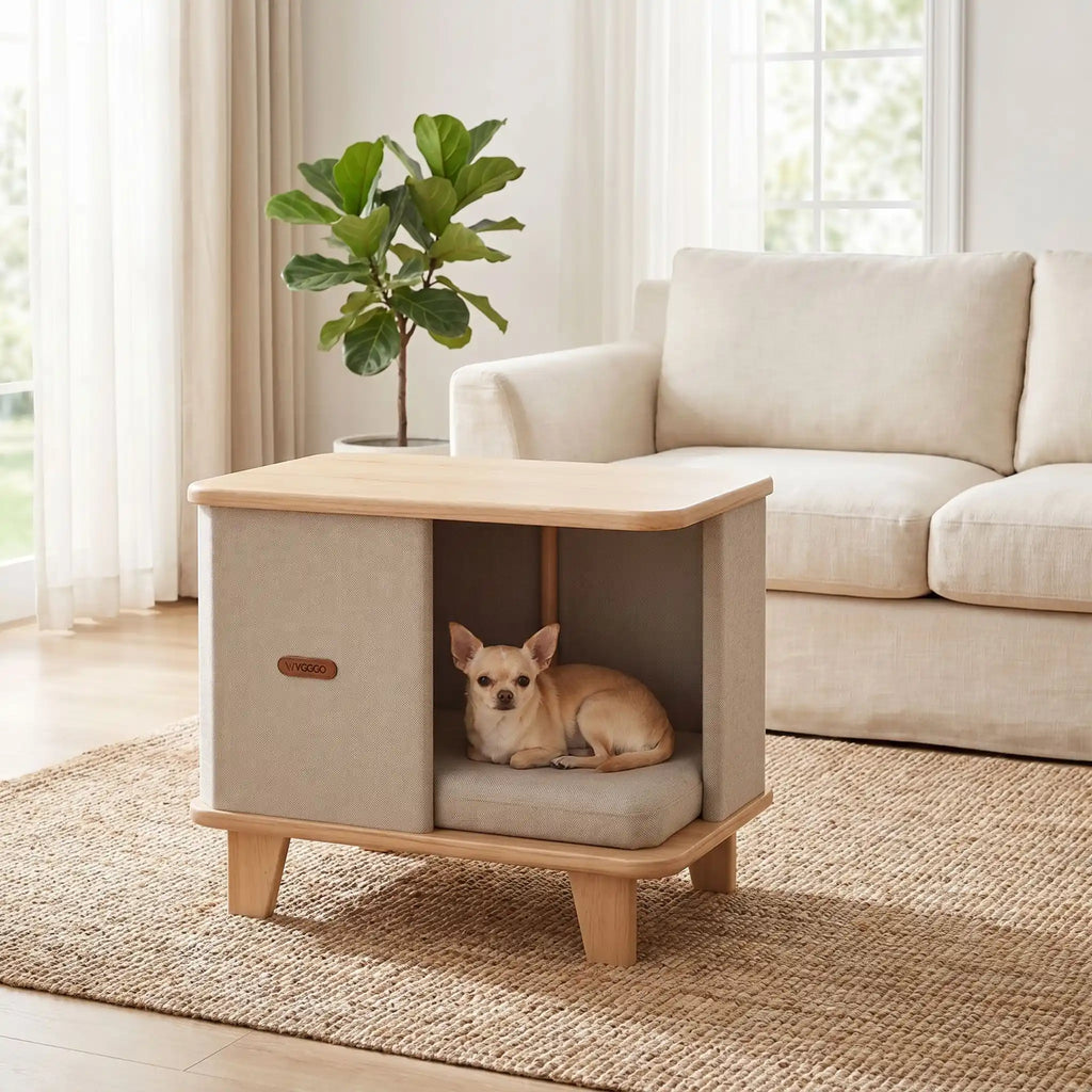 Meuble niche chien interieur - DesignToutou™