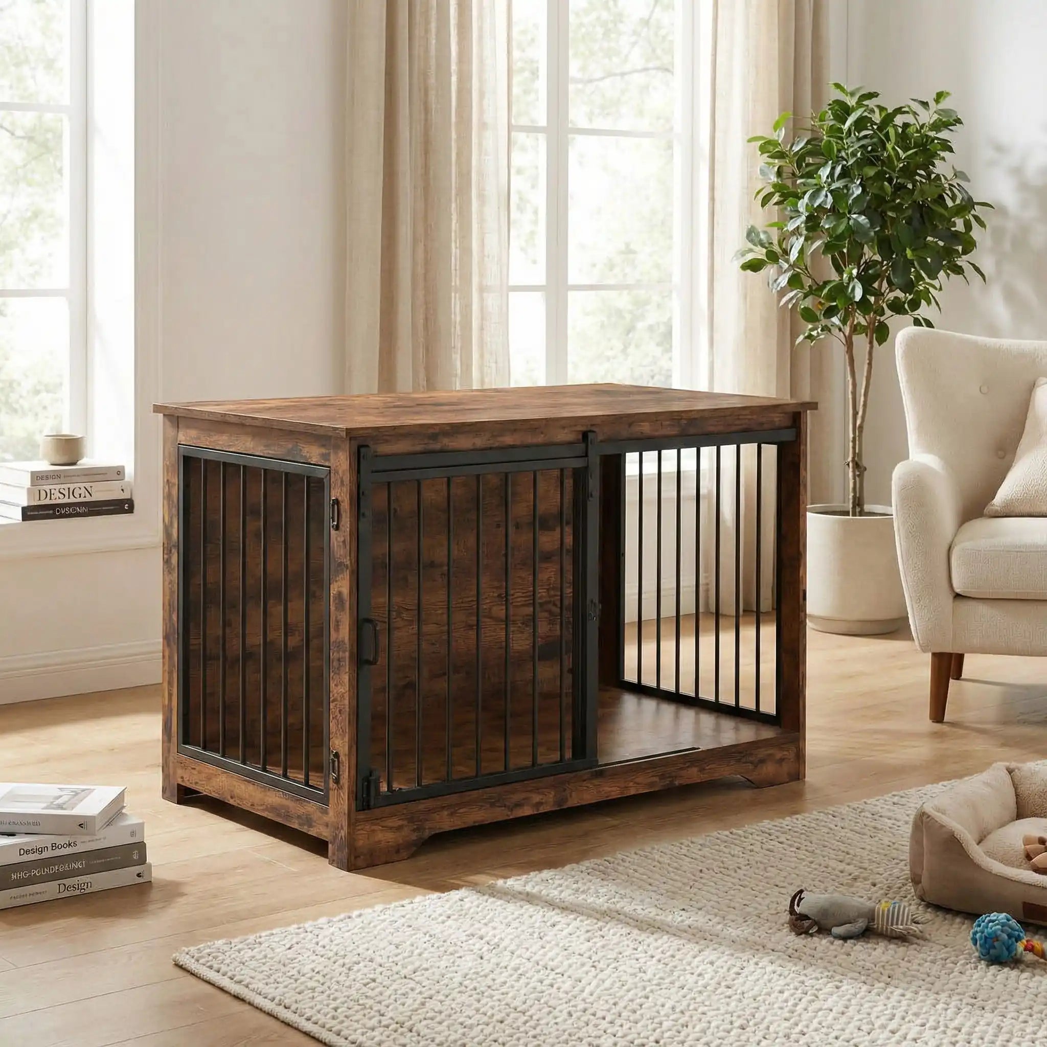 Meuble niche pour chien - CageToutou™