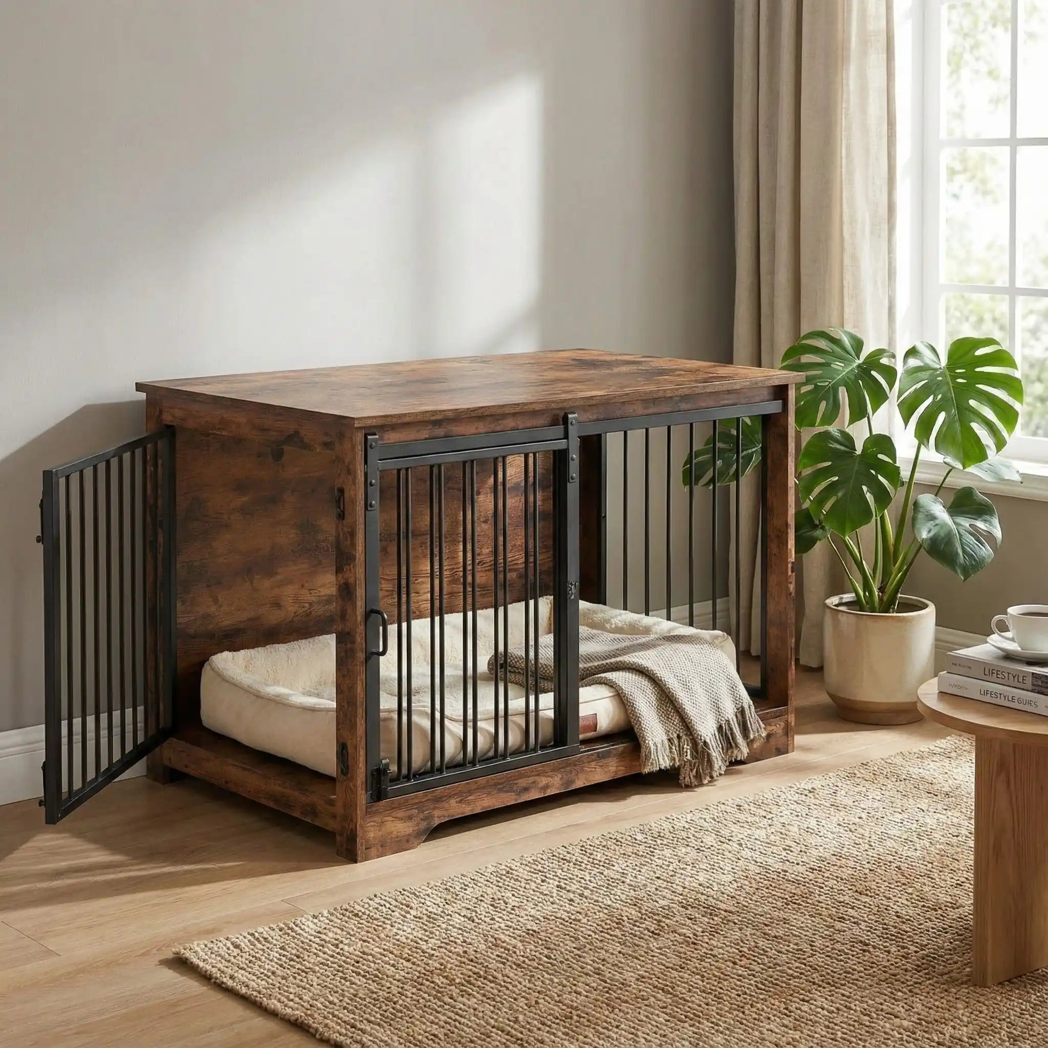 Meuble niche pour chien - CageToutou™