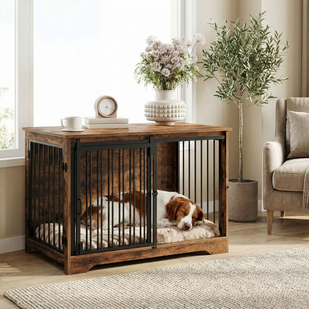 Meuble niche pour chien - CageToutou™