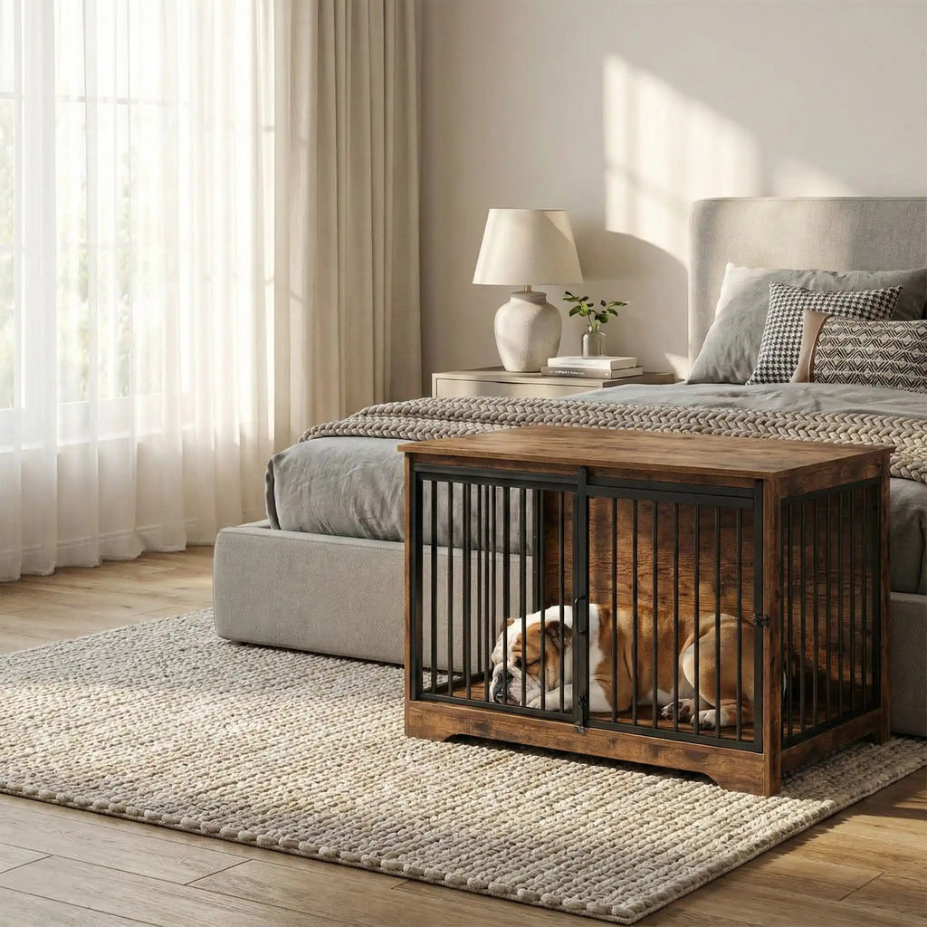 Meuble niche pour chien - CageToutou™