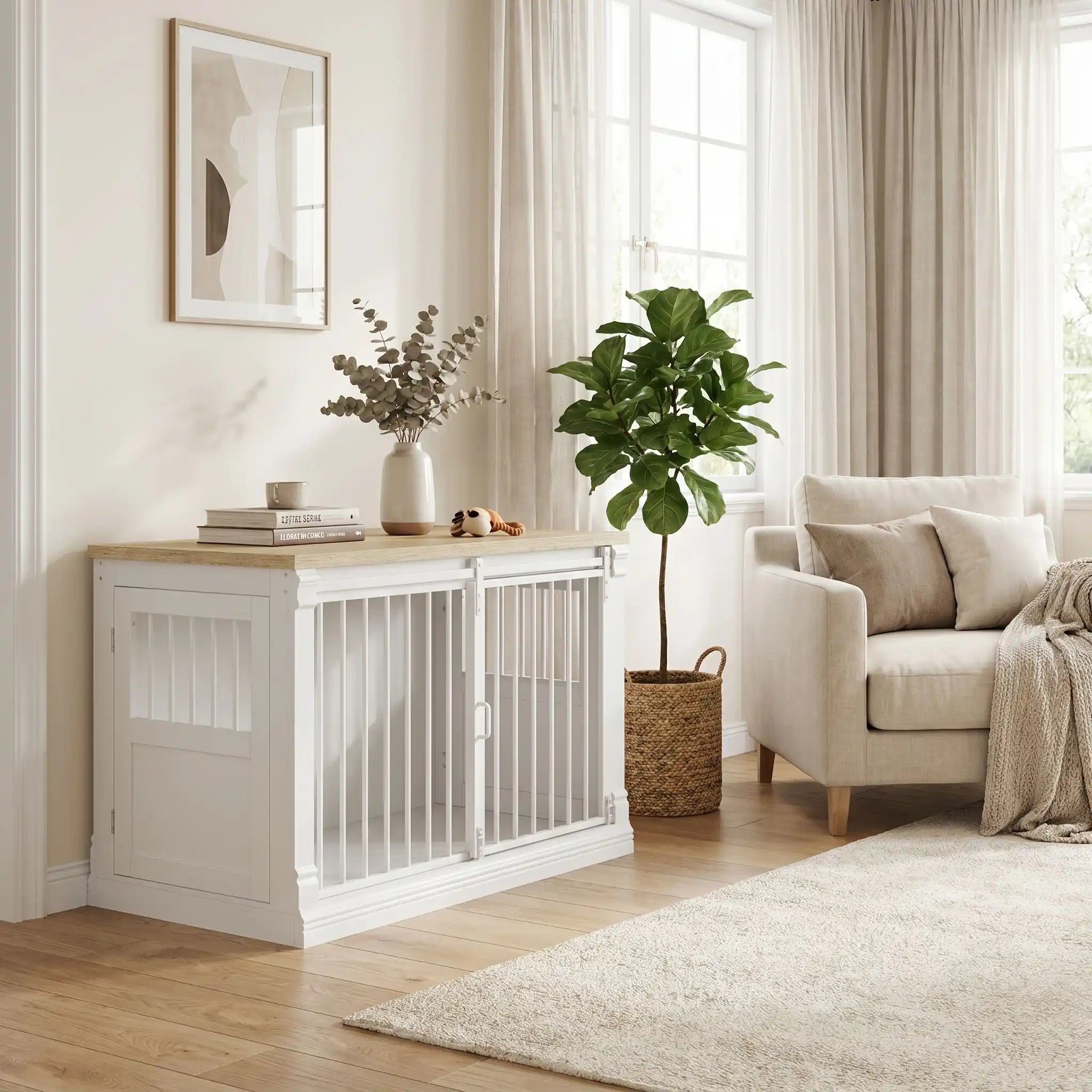 Meuble niche pour chien - MoyenToutou™