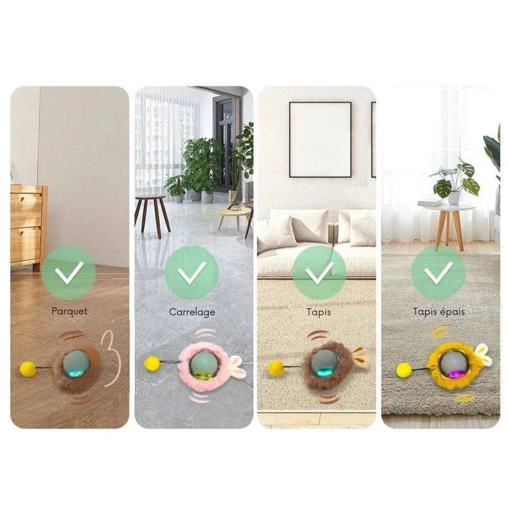 Balle Interactive Résistante Pour Chat
