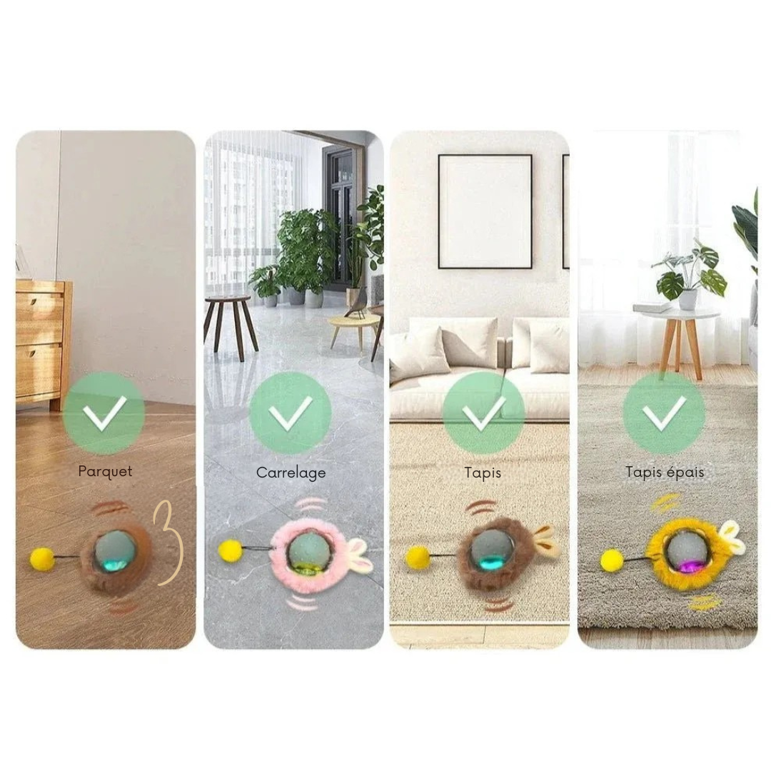 Balle Interactive Résistante Pour Chat