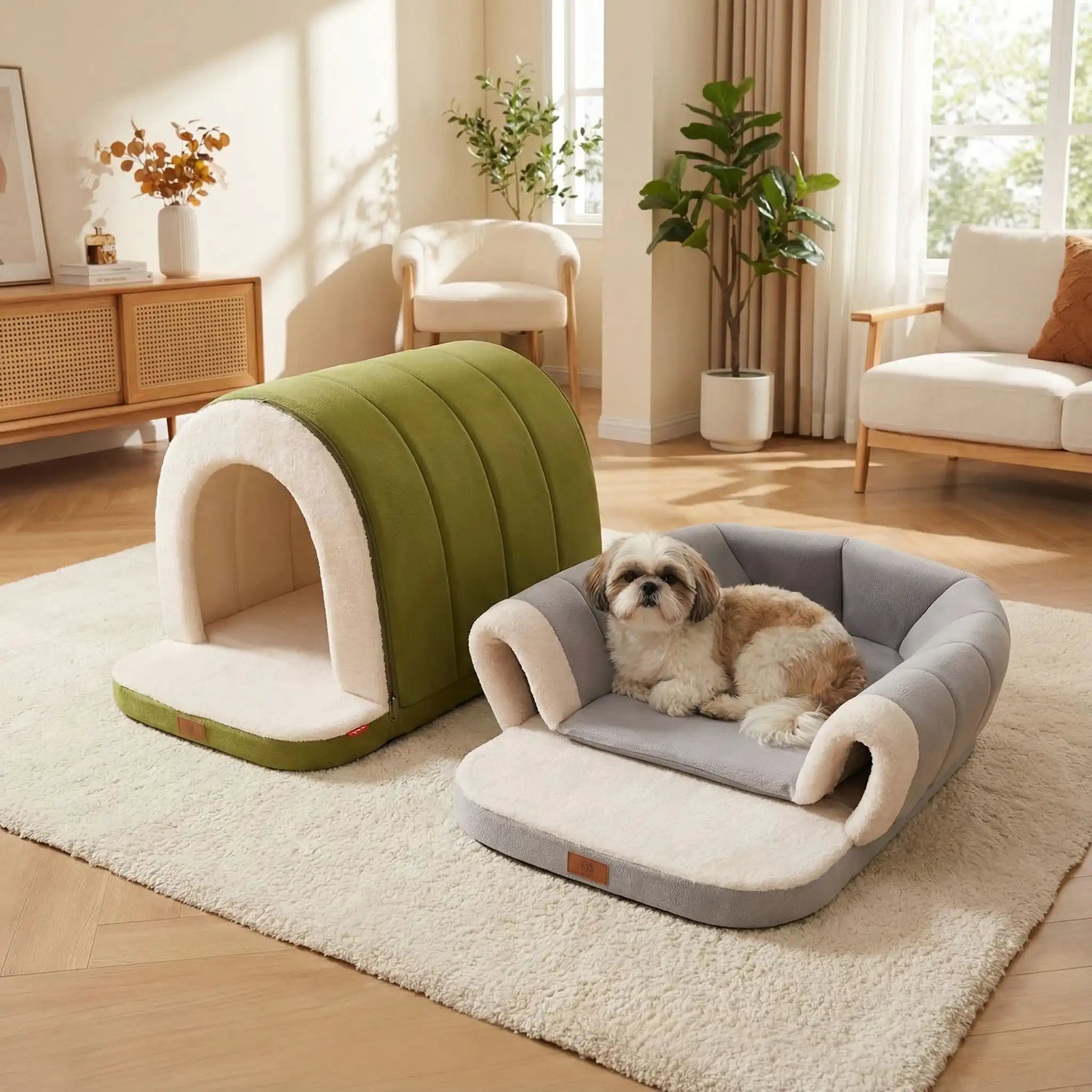 Niche chien interieur -PliableToutou™