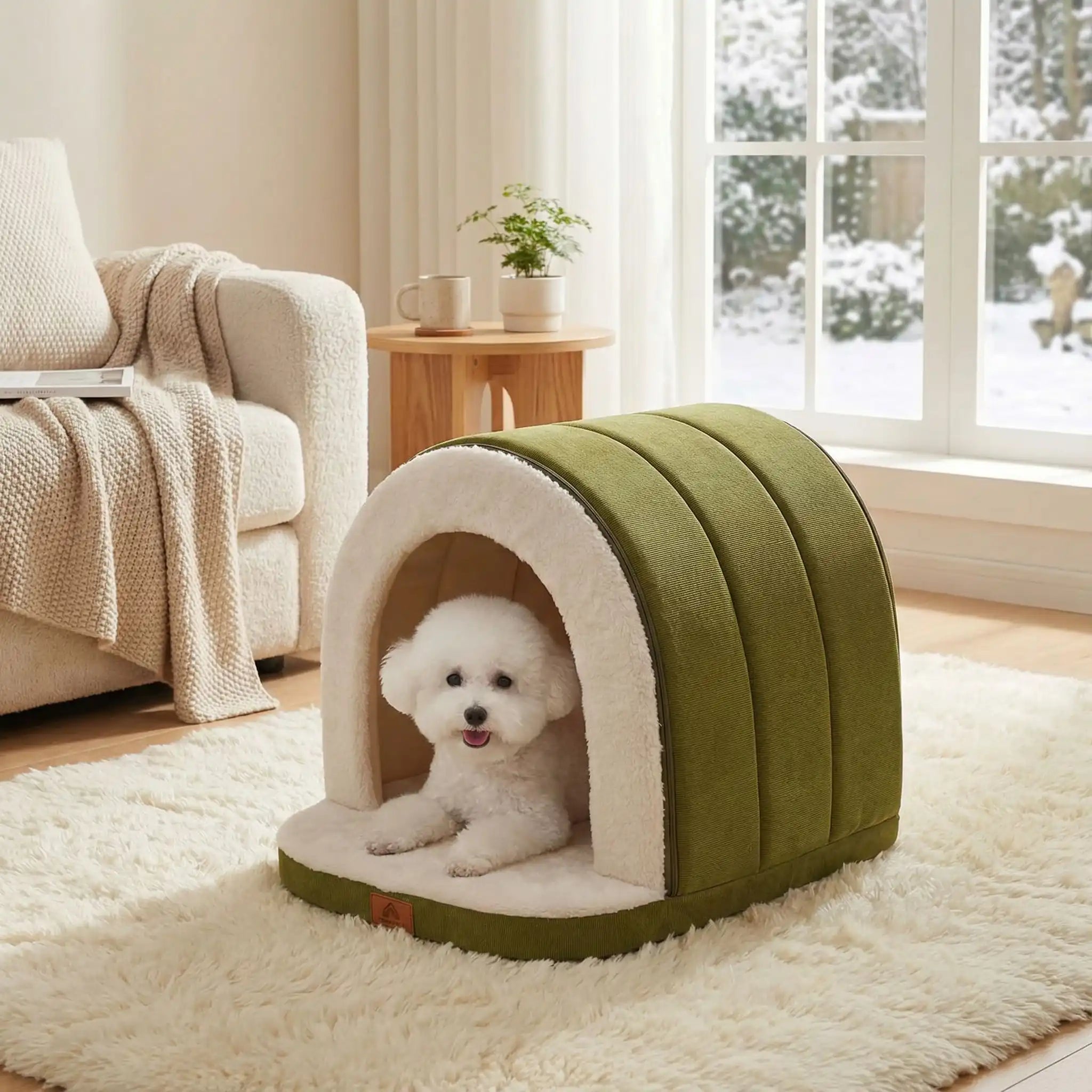 Niche chien interieur -PliableToutou™