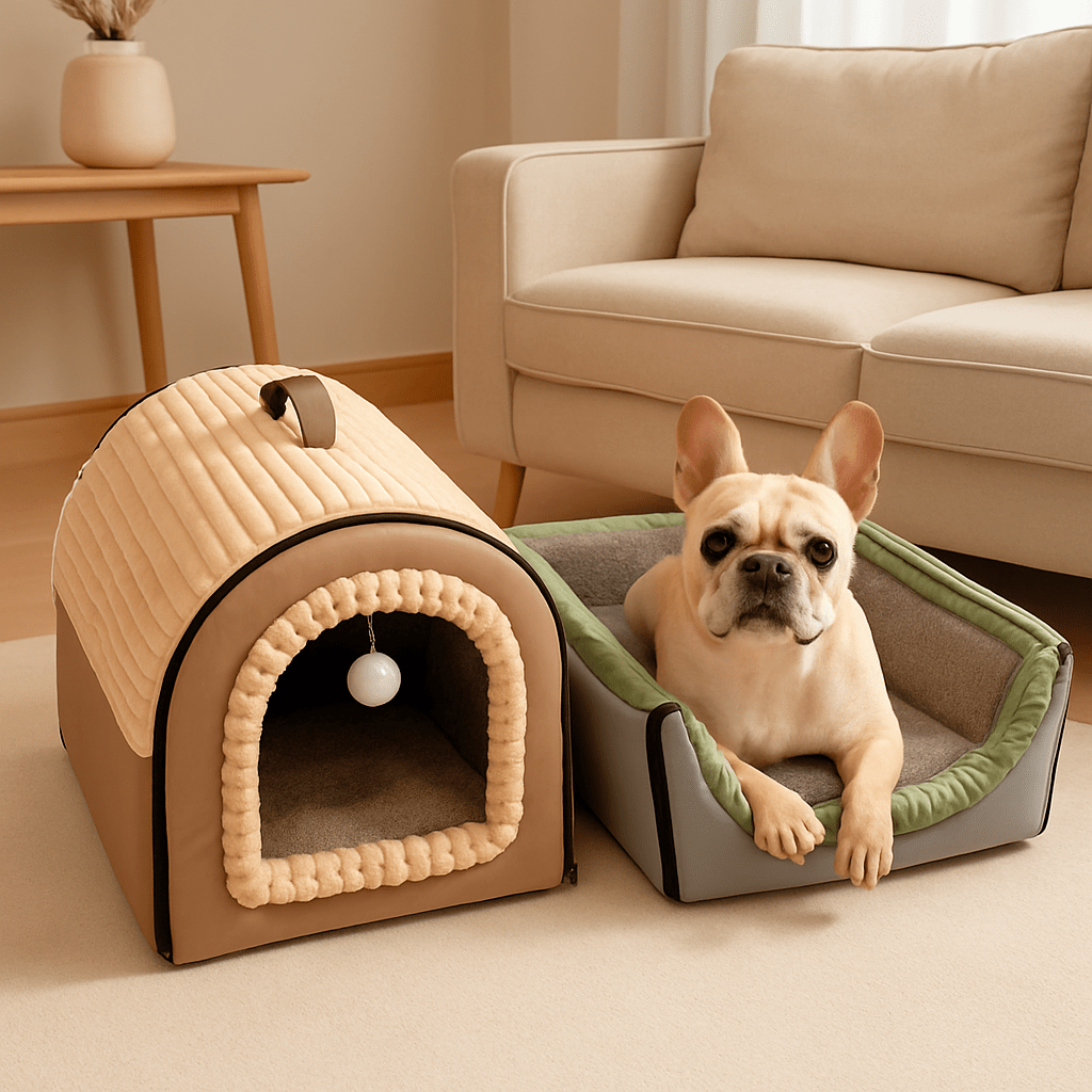 Niche d'intérieur pour chien - GrotteToutou™