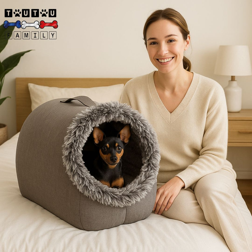 Niche d interieur pour chien - PortableToutou™