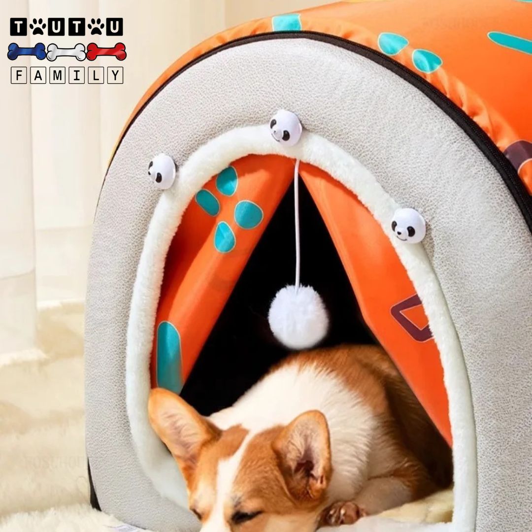 Niche d'intérieur pour chien - PliableToutou™