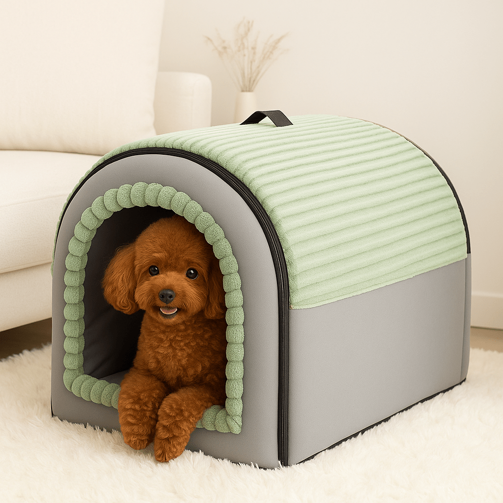 Niche d'intérieur pour chien - PortableToutou™