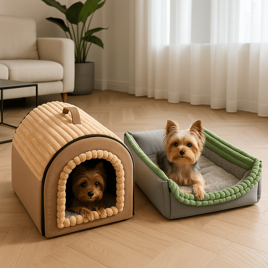 Niche d'intérieur pour chien - PortableToutou™