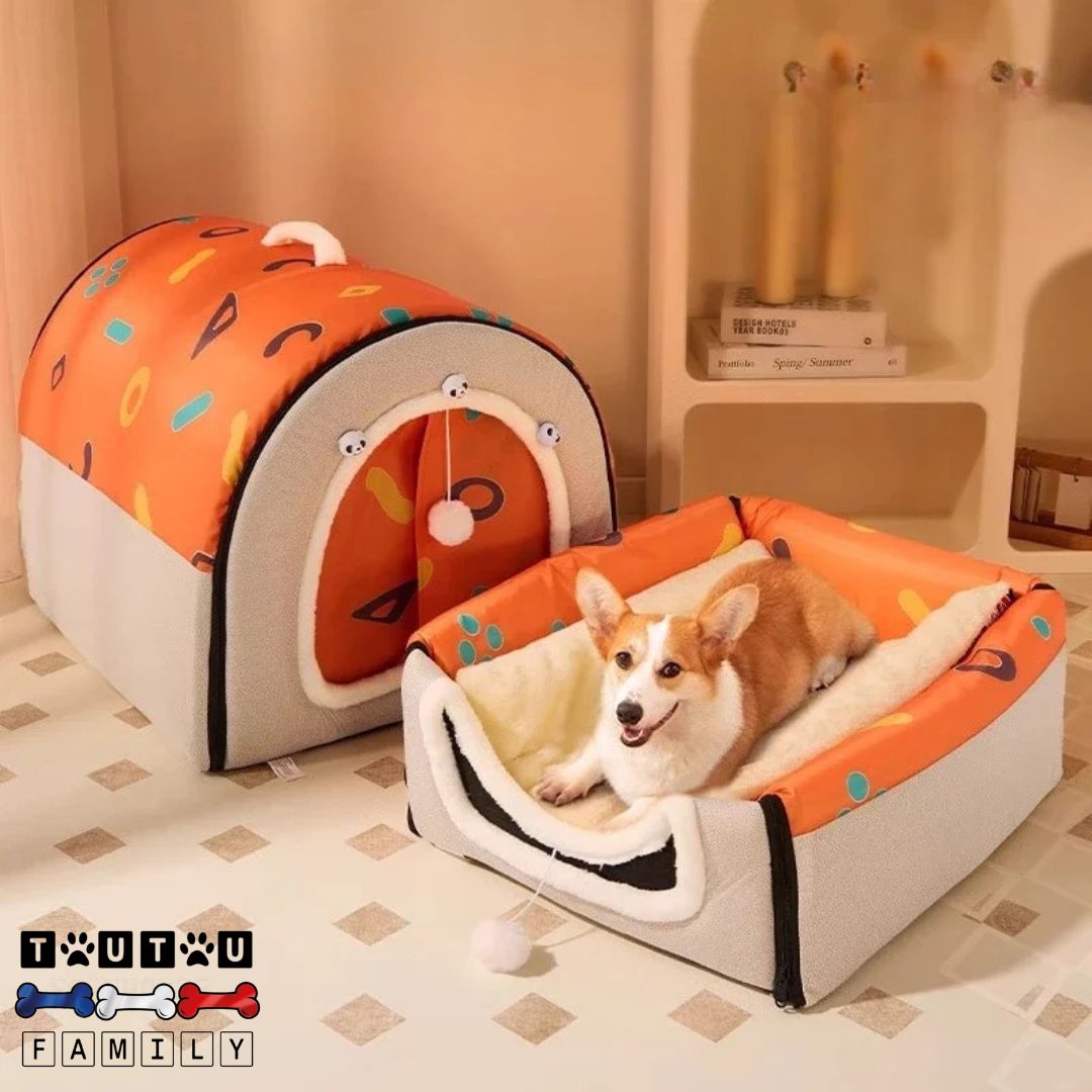 Niche d'intérieur pour chien - PliableToutou™
