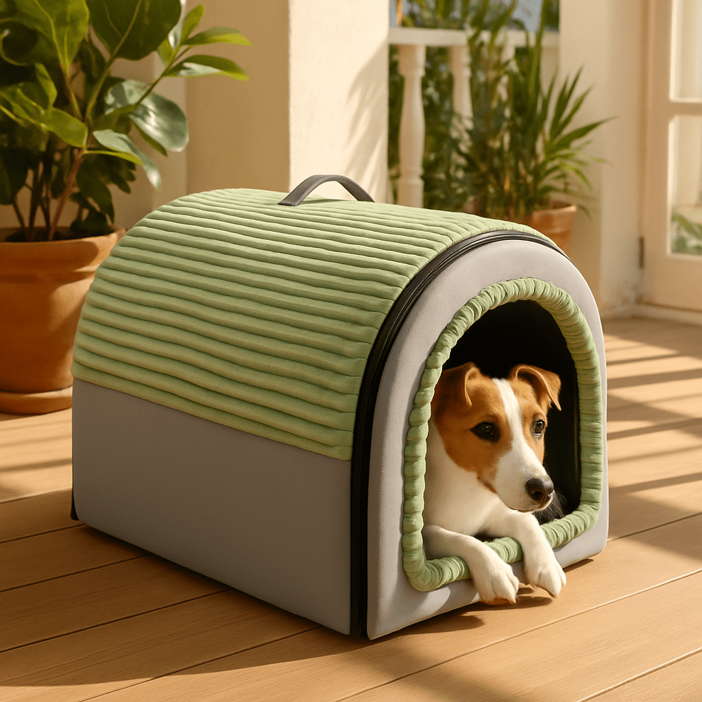 Niche d'intérieur pour chien - PortableToutou™