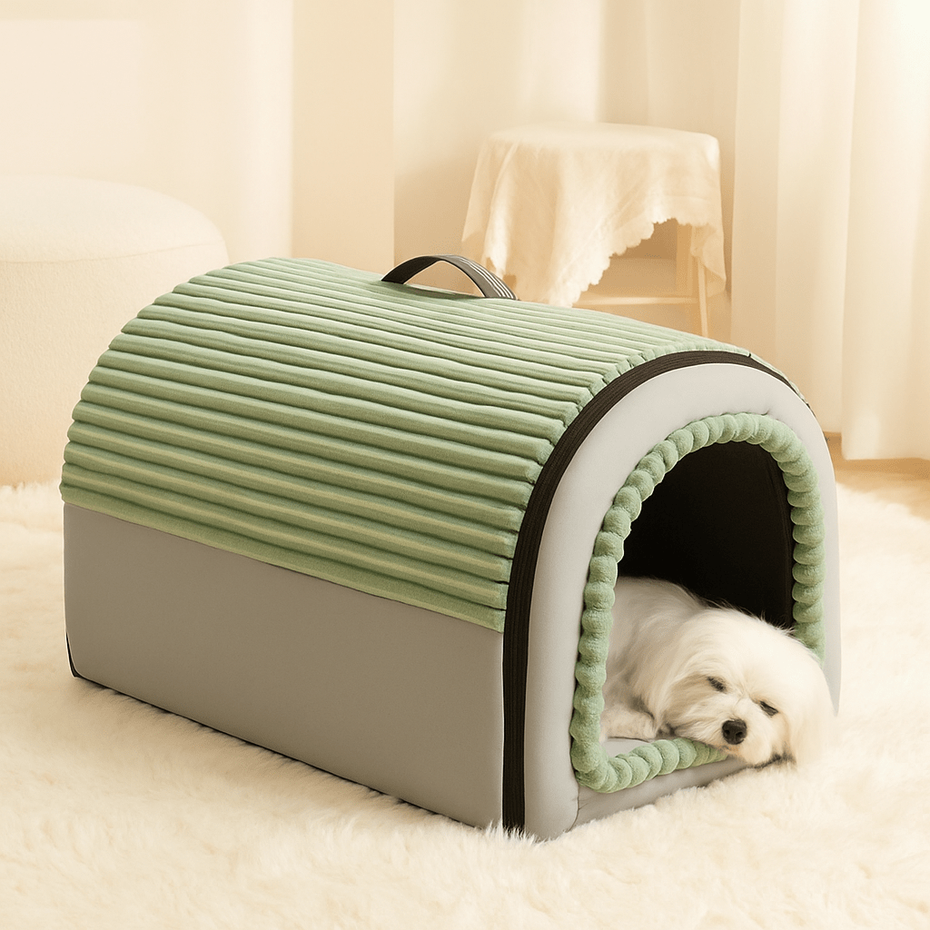 Niche d'intérieur pour chien - PortableToutou™