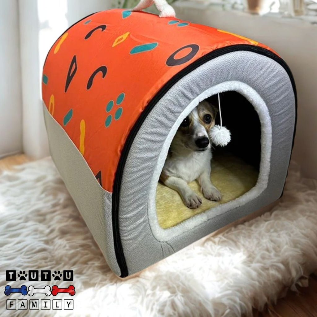 Niche d'intérieur pour chien - PliableToutou™