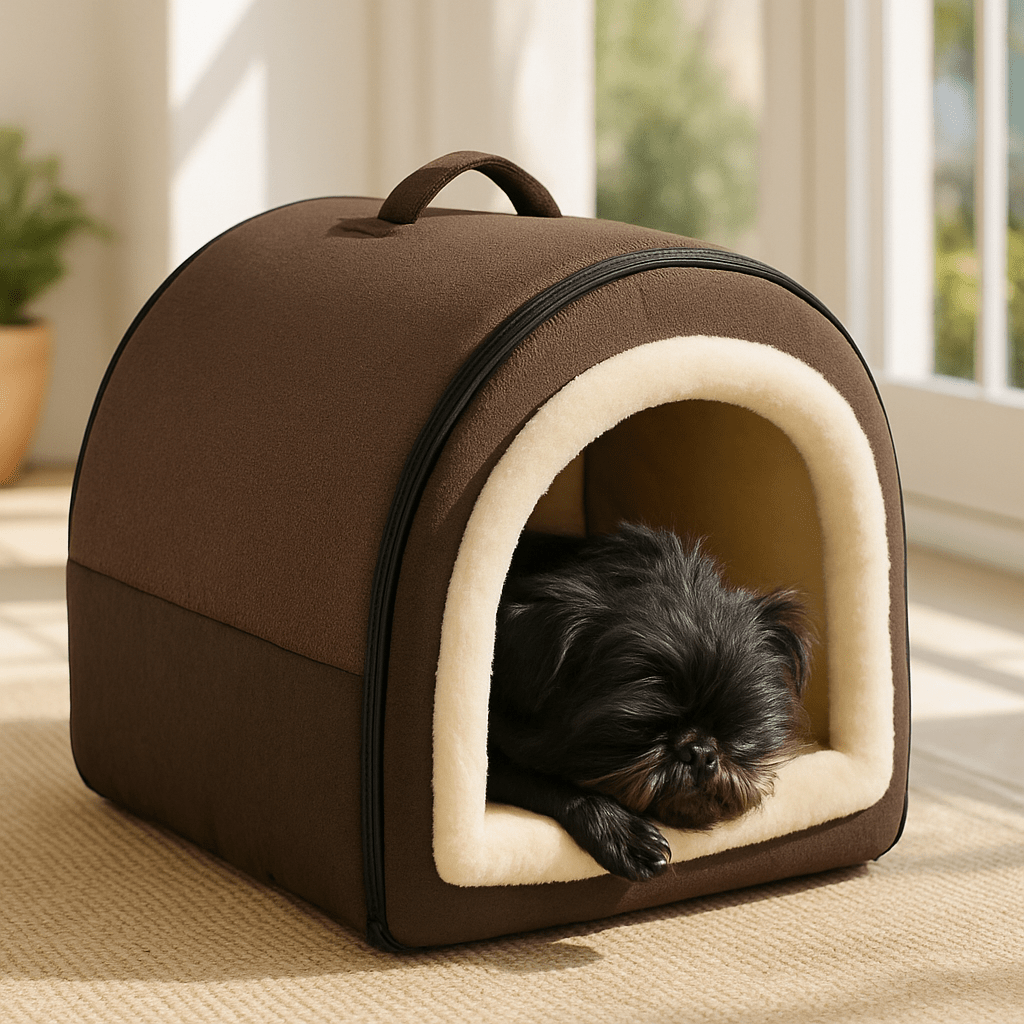 Niche d'intérieur pour petit chien - PortableToutou™