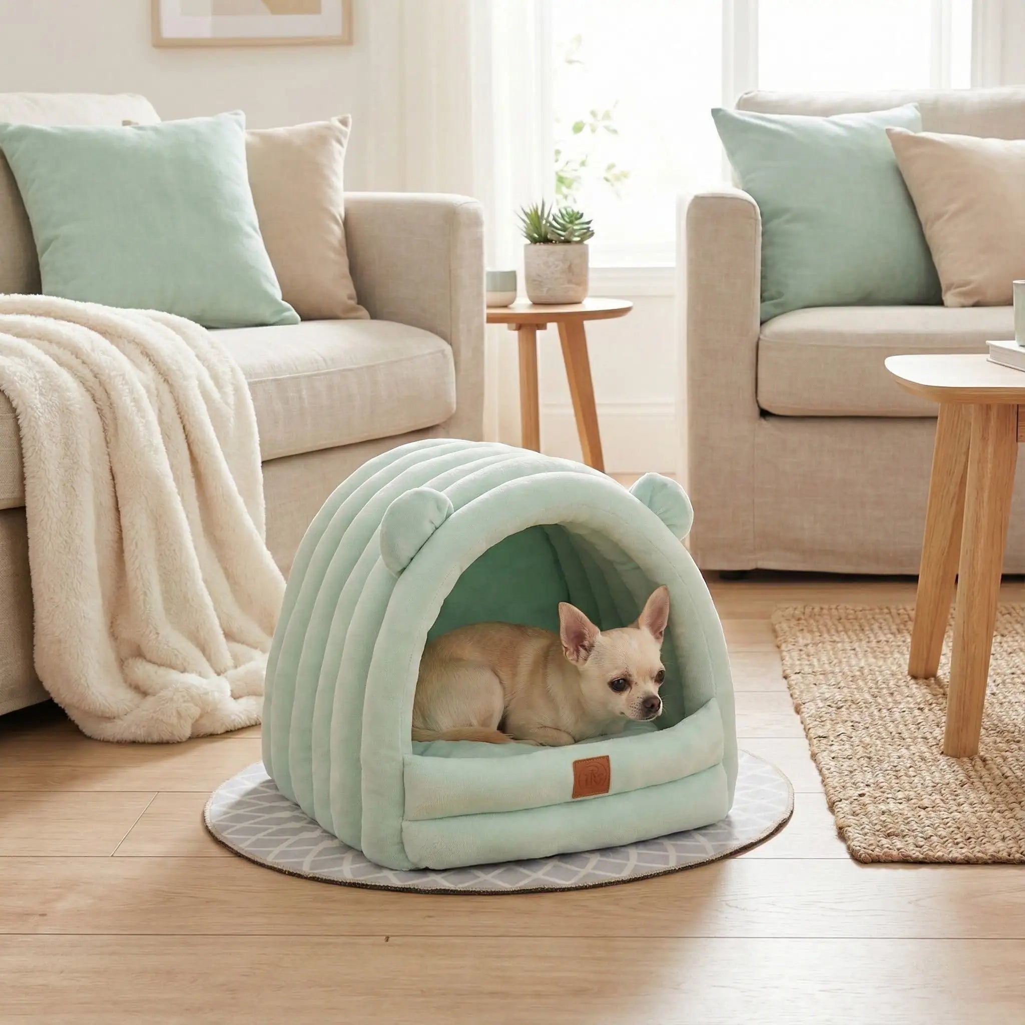 Niche d'intérieur pour petit chien - ChaudeToutou™