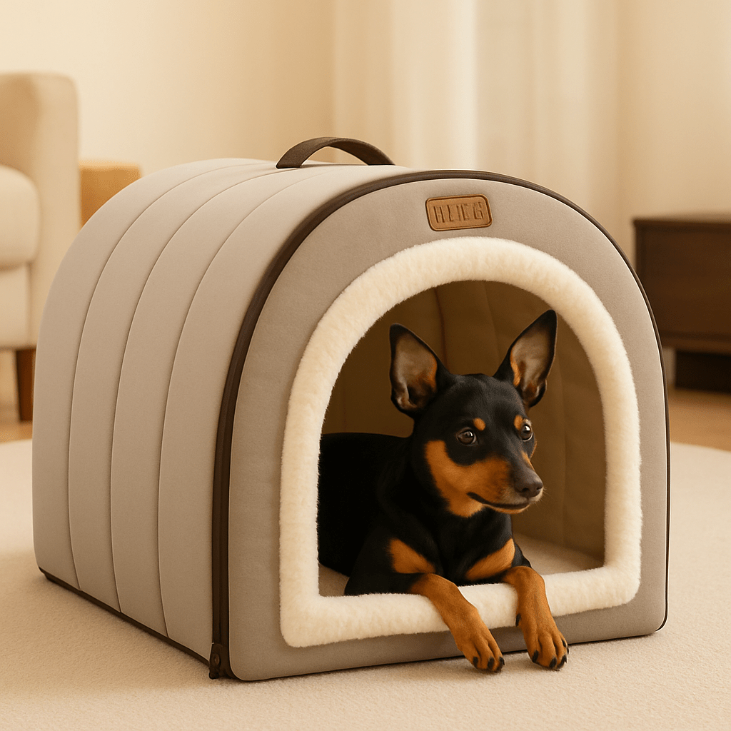 Niche d'intérieur pour petit chien - LavableToutou™