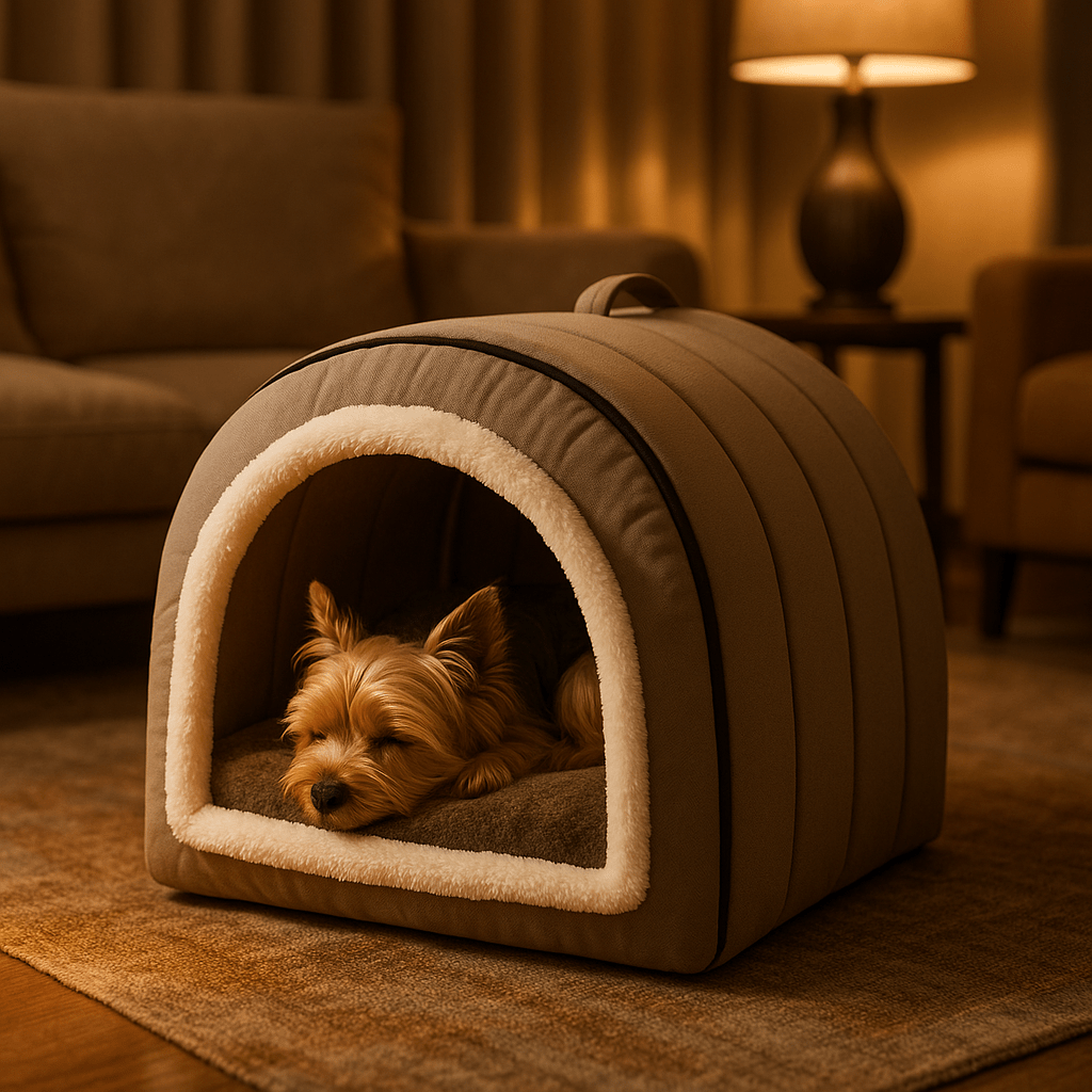 Niche d'intérieur pour petit chien - LavableToutou™