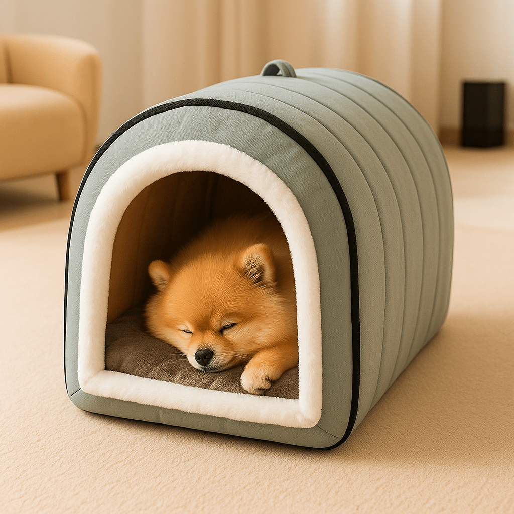 Niche d'intérieur pour petit chien - LavableToutou™