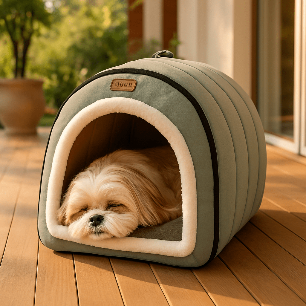Niche d'intérieur pour petit chien - LavableToutou™