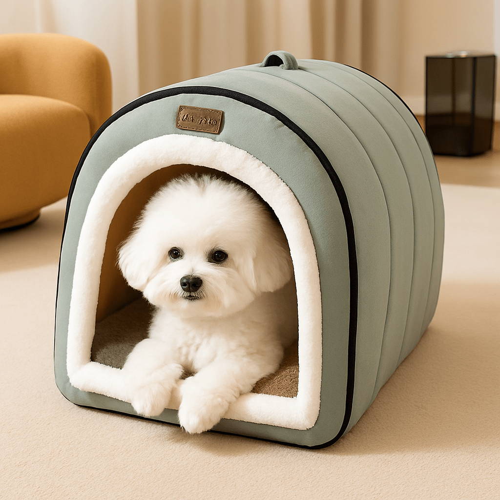 Niche d'intérieur pour petit chien - LavableToutou™