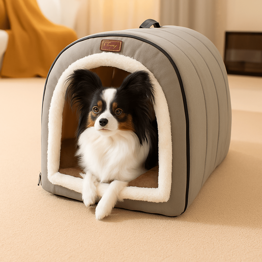 Niche d'intérieur pour petit chien - LavableToutou™